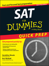 Imagen de portada para SAT For Dummies